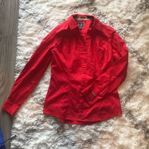 Express button down blouse